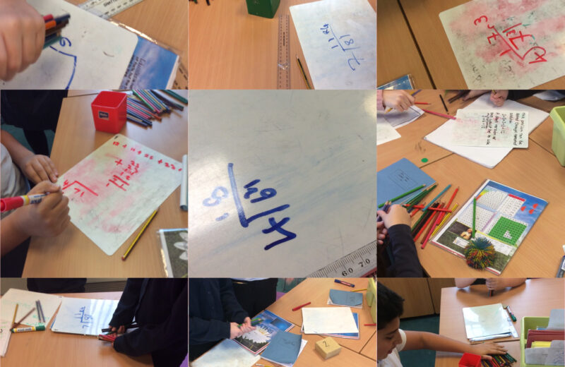Learning to use division to help us solve math problems