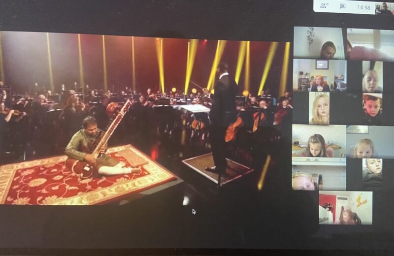 Today year 3 had their music lesson virtually.