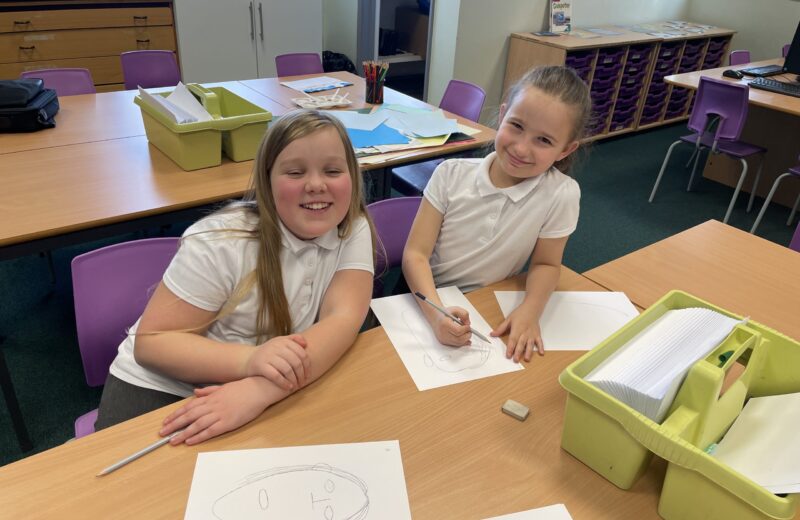 Drawing into Talking with Miss Tyzack.