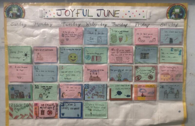 Joyful June Year 6 well-being calendar @nemesis_edu