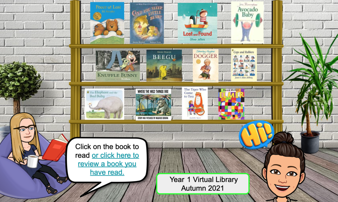 Y1 suggested holiday reading available in our virtual library