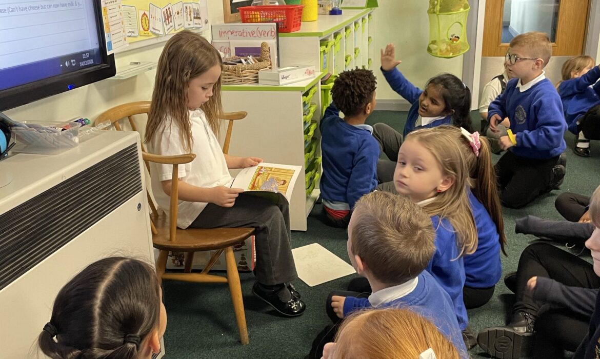 Our Y1 children are getting into storytelling too