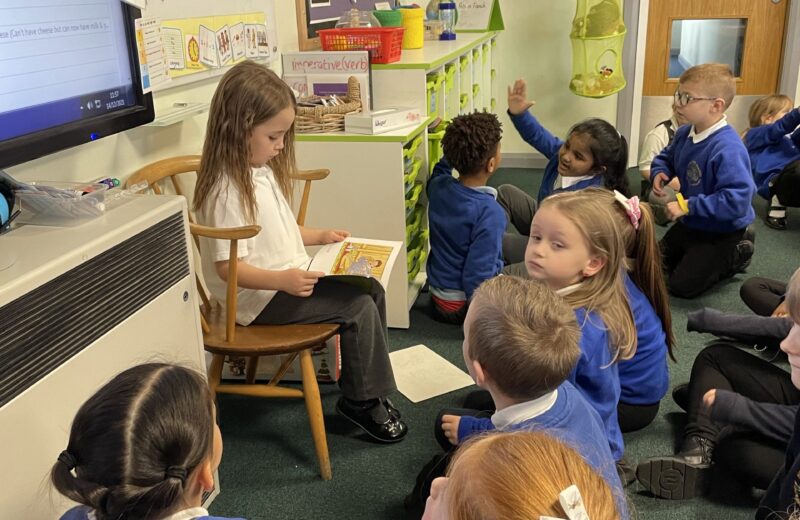 Our Y1 children are getting into storytelling too