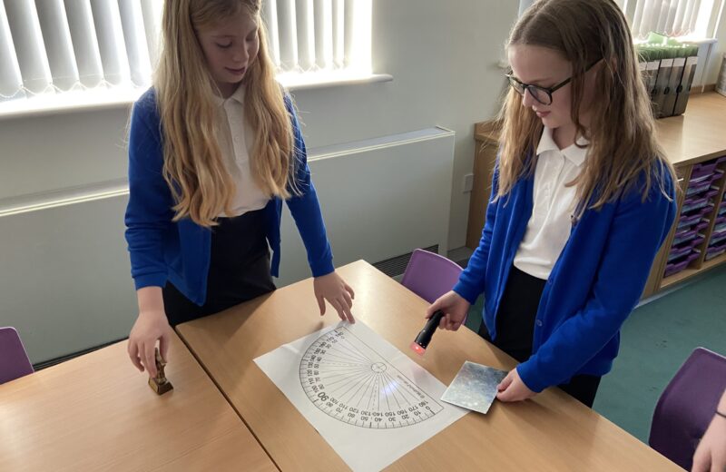 5/6H Science- Reflection investigation