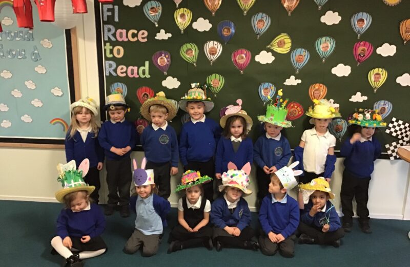 F1 Modelling their Easter Bonnets