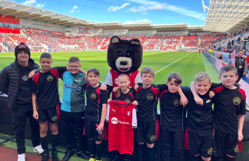 Y5/6 enjoy a day at RUFC with Mr Purshouse