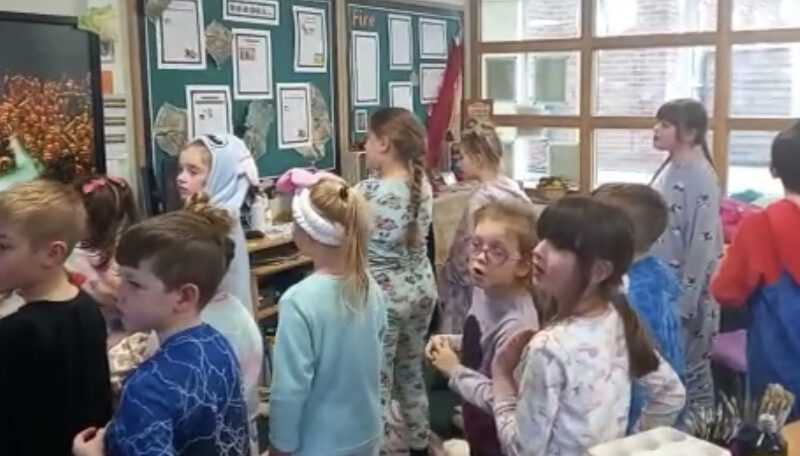 RJI Choir with Mrs Rawson