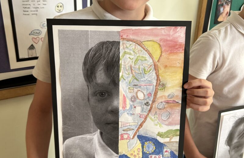 Y6B showcase their Art in Special Mentions