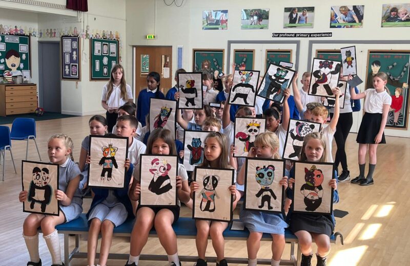 Painting the same Picture with Tanghu Elementary School @jeffshuai1