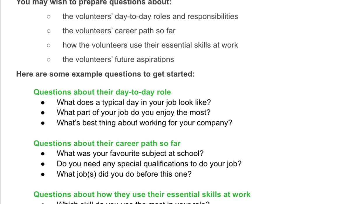 Skills Builder Careers session