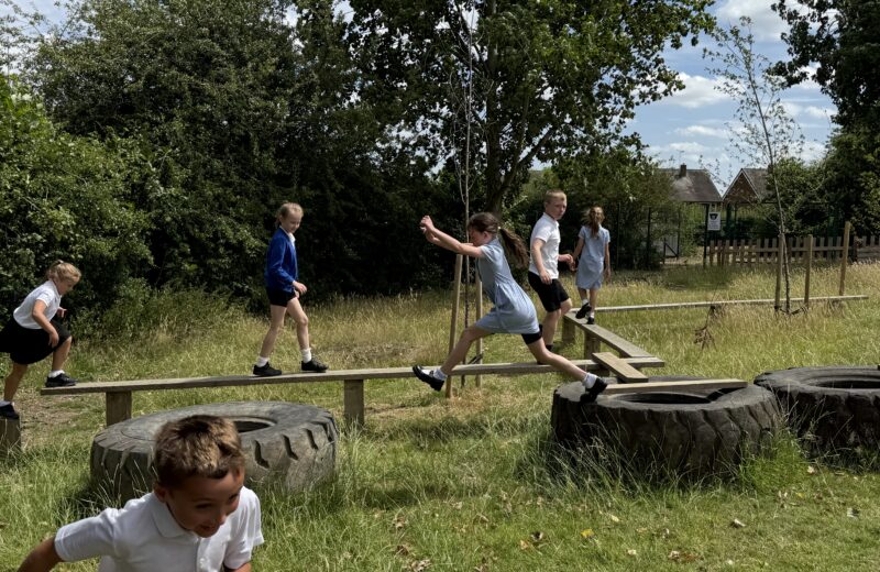 Lunchtime Adventures in the Forest School