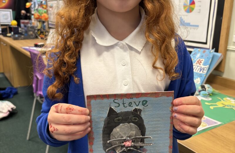 Our finished Art Project at Art club