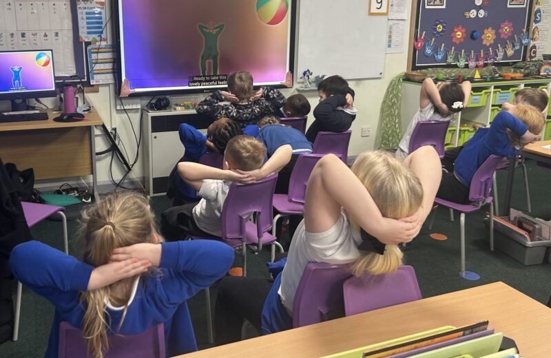 Chair Yoga in 1/2B!