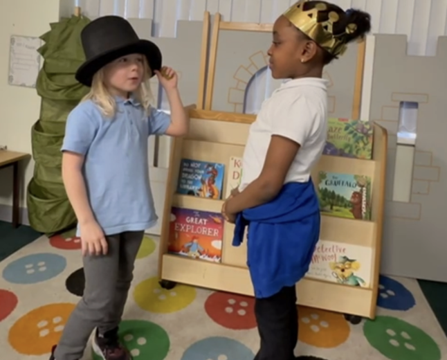 History Role Play in 1/2B