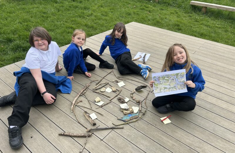 Y3 take our History learning outdoors!