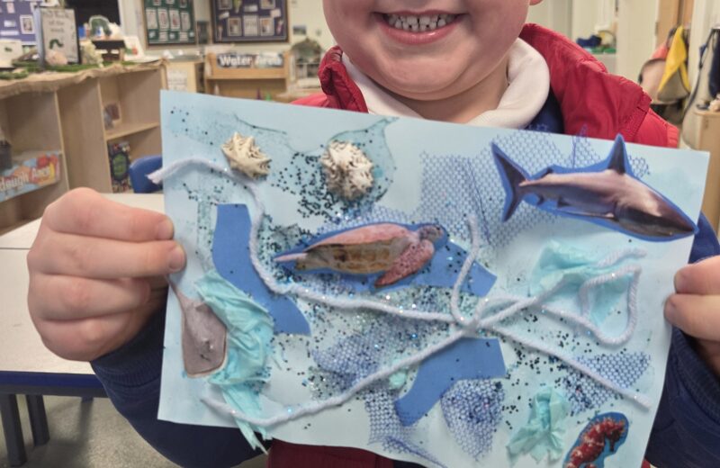 Nursery- David Attenborough learning.