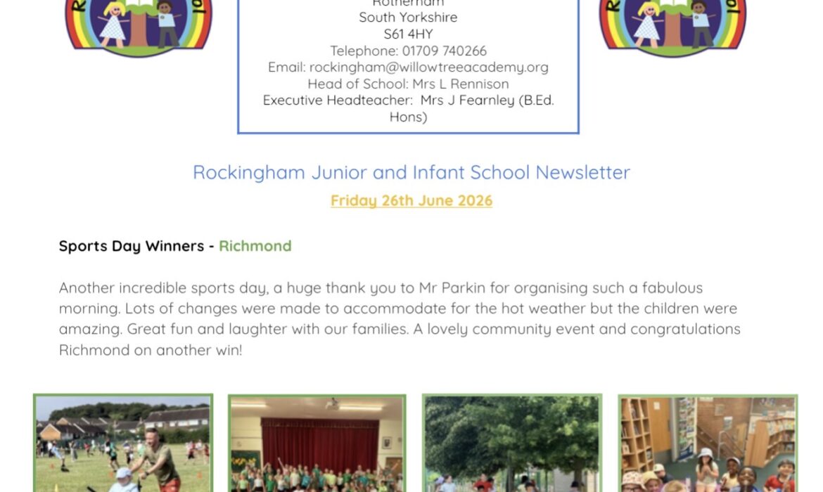 Newsletter 26th June